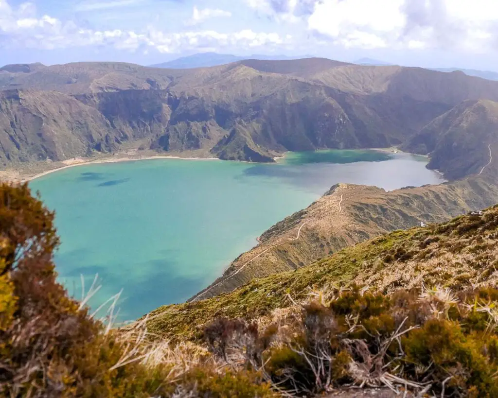 Der See Lagoa do Fogo auf den Azoren