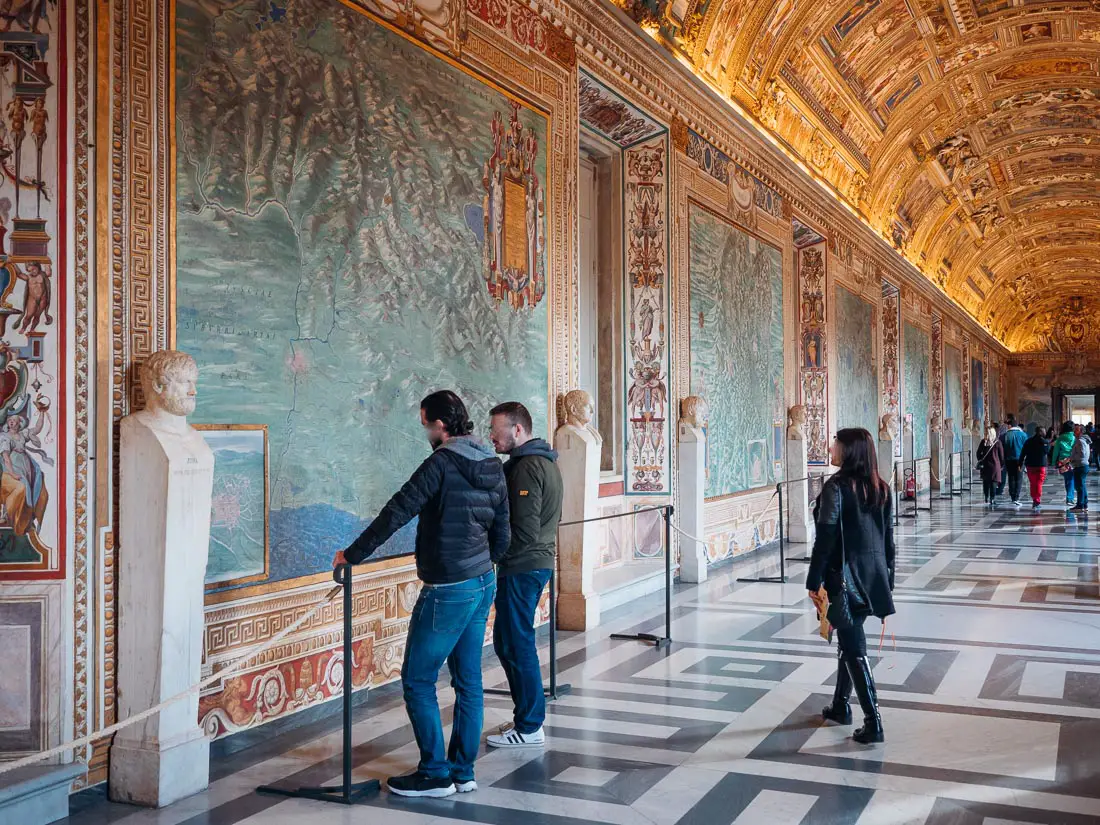 Vatikanische Museen: Galerie der Landkarten