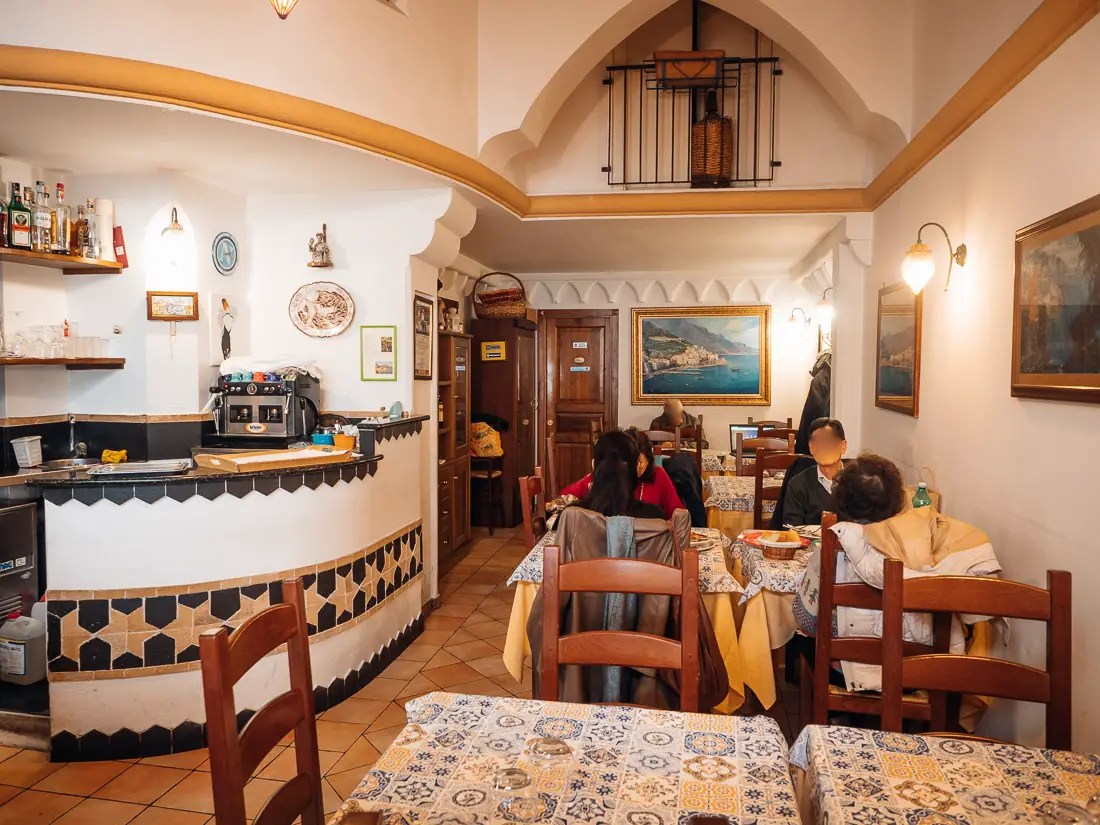 Amalfi Restaurant: Trattoria dei Cartari