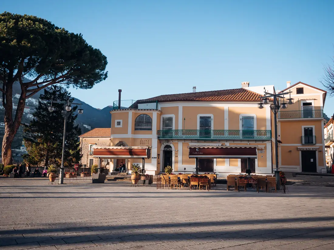 Hauptplatz in Ravello, Amalfiküste